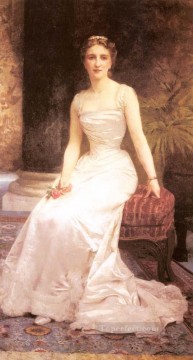  Madame Lienzo - Retrato de Madame Olry Roederer Realismo William Adolphe Bouguereau